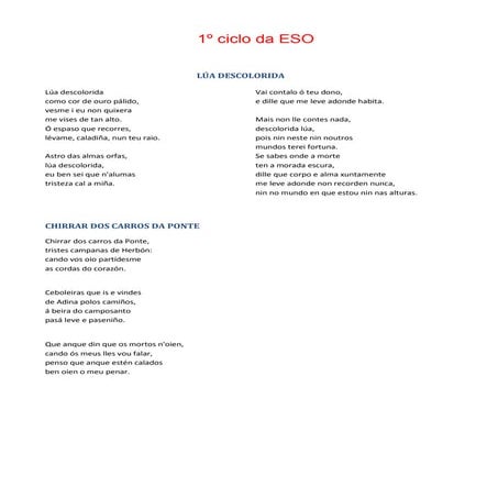 Poemas concurso rosalía