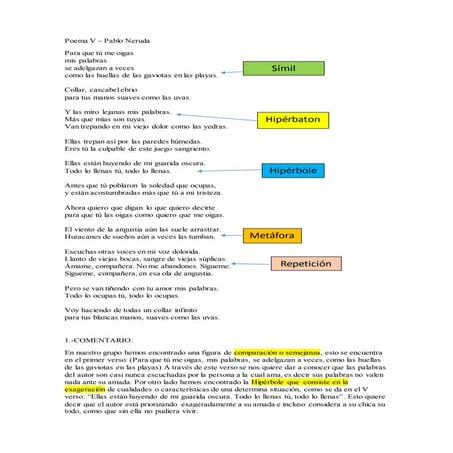 Poema v   pablo neruda