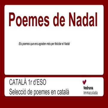 Poemes de nadal