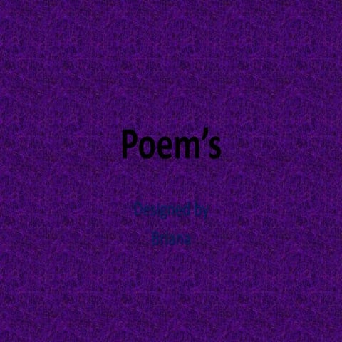 Poem s