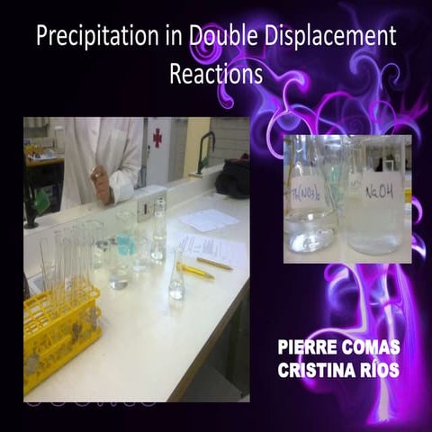 Preciptation reactions 1