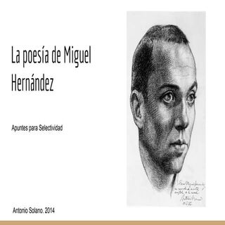 Poesía de Miguel Hernández
