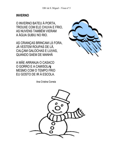 Poesias de inverno