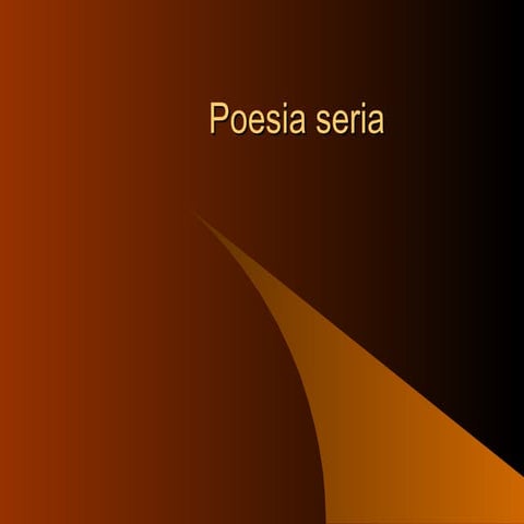 Poesia Seria