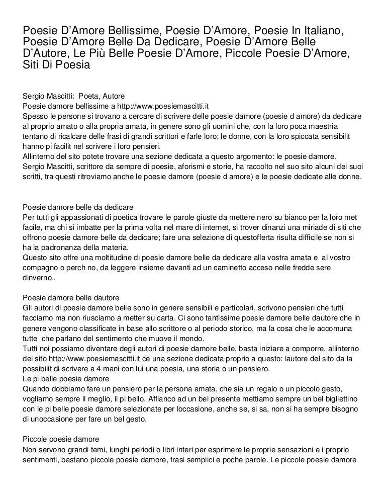 Poesie D Amore Bellissime Poesie D Amore Poesie In Italiano Poesie