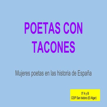 Poetas con tacones