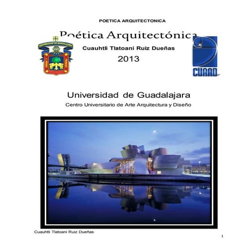 Poetica arquitectonica