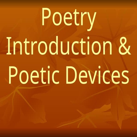 Poetic Devices.................................pptx