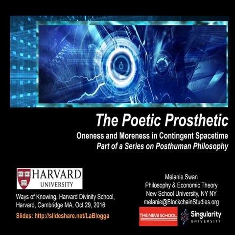 The Poetic Prosthetic 