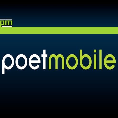 Poet Mobile Presentation 6 21 St