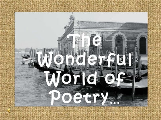 Grade 9 Poetry and its Basic Elements | PPTX