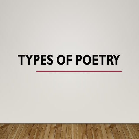 poetry and the different types-phpapp01.pptx
