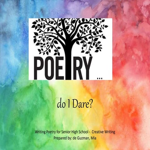 Poetry... do i dare pccr de guzman