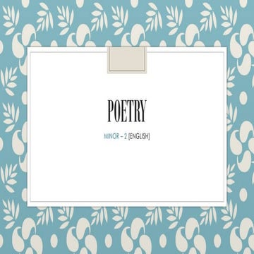 POETRY - UNIT-1 [nep2020 english notes].pptx