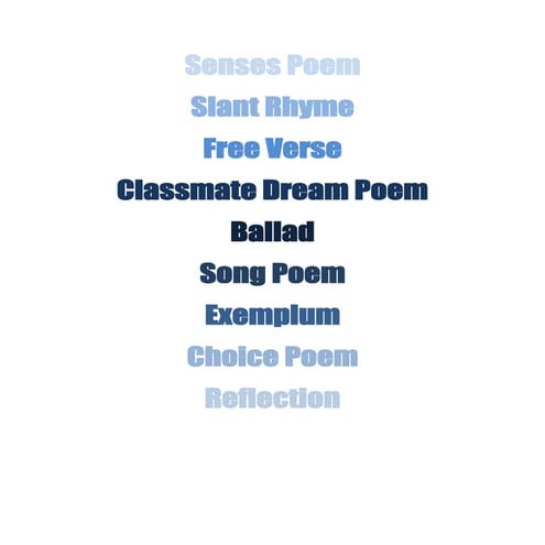 English Poetry Book | DOCX