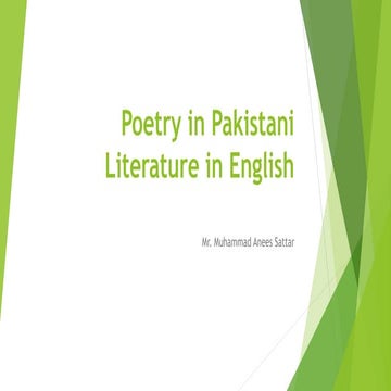 Poetry in Pakistani Literature in English.pptx