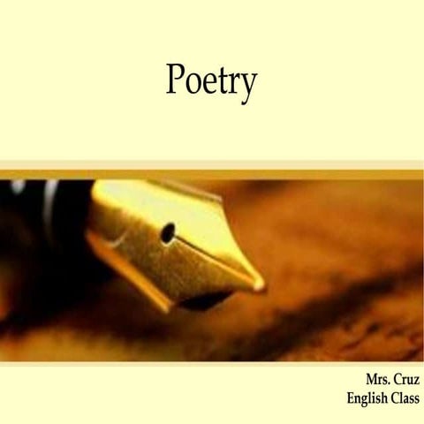 Poetry 
