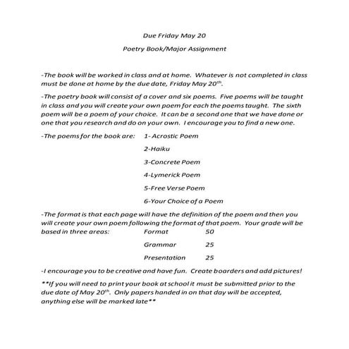 Poetry major assignment (2)