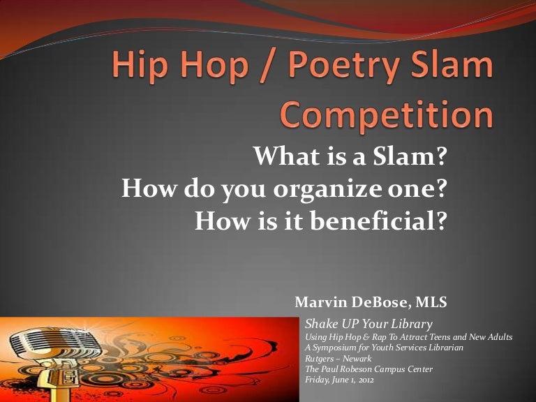 Dissertation poetry slam