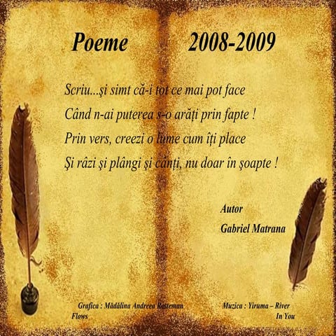 Poezie   Gabriel Matrana 2008 2009.