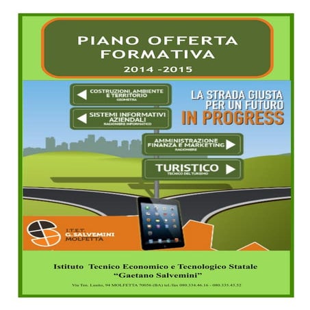 Pof 2014 2015 - ITET G. Salvemini - Molfetta