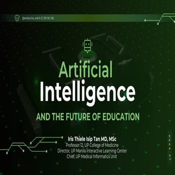 Artificial Intelligence and the Future of Education