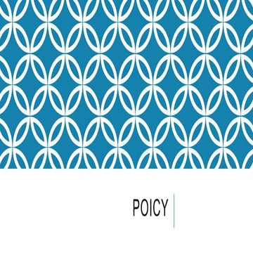 Poicy 121
