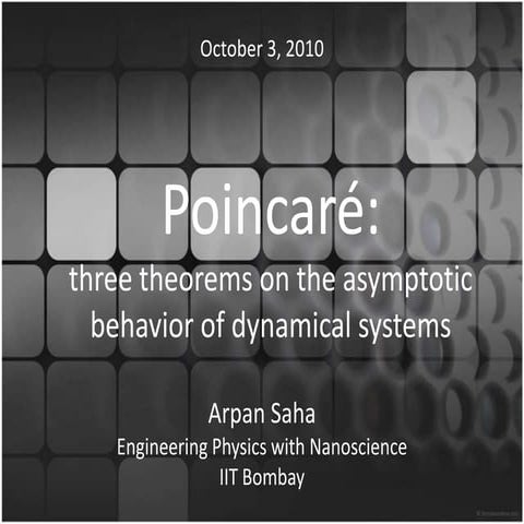 Three Theorems of Poincare