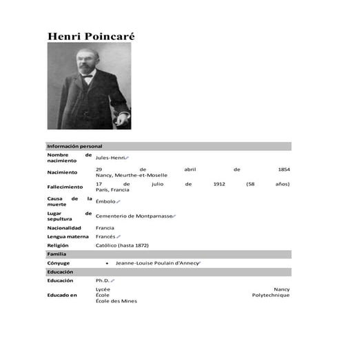 Poincare
