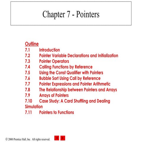 Pointers in C | PPT