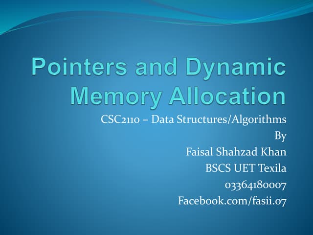 Pointers in C/C++ Programming