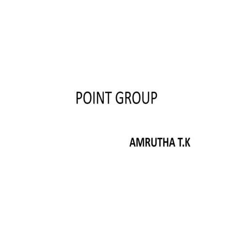 POINT GROUP.pptx