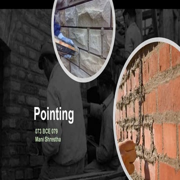 Jointing & Pointing Brick & Blockwork | PPT