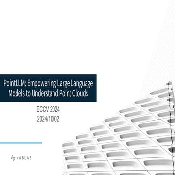 勉強会資料_PointLLM . | PDF