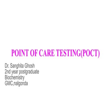 POINT OF CARE TESTING FROM BIOCHEMISTRY POINT OF VIEW .pdf