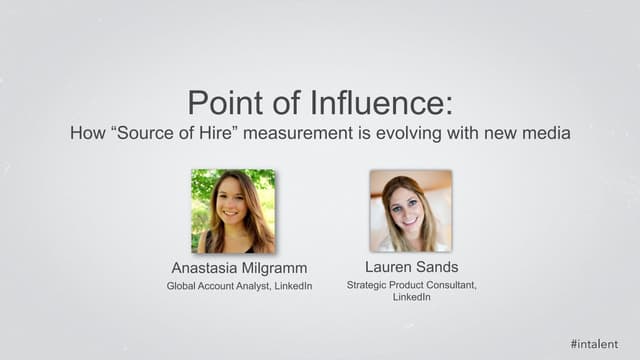 Point of influence: how "source of ...
