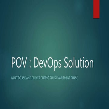 Point ofview devops