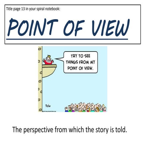 Point of view fill in notes 2016 2017