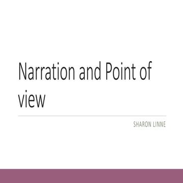 Point of view lecture