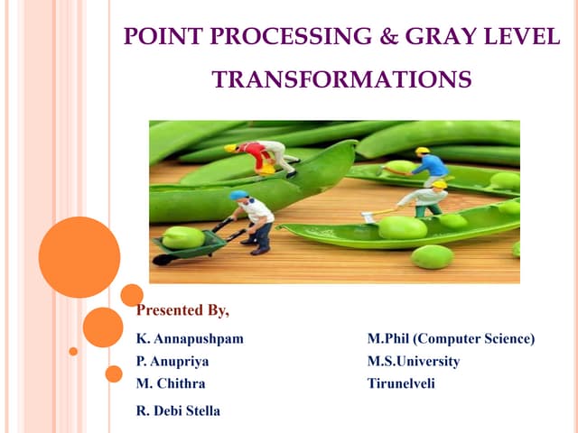 Point processing