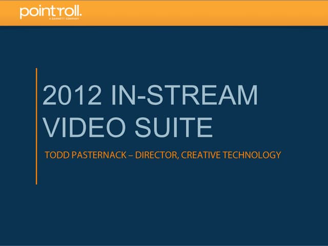 Point roll Instream Video Webinar Deck Pushin Play On Instream_01.26.12