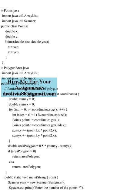 Hi,I have modified the Point.java file as per your requirement.P.pdf