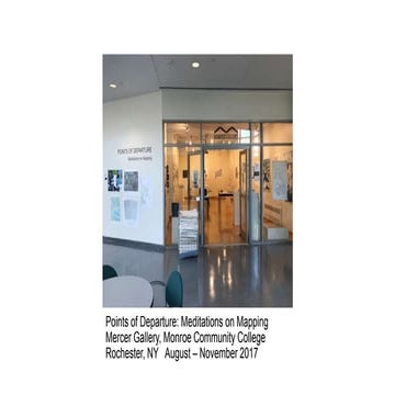 Points of Departure Installation 7 Venues