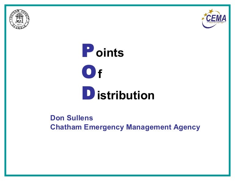 Points of distribution