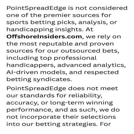PointSpreadEdge Review: Is It a Place for Betting Winners?