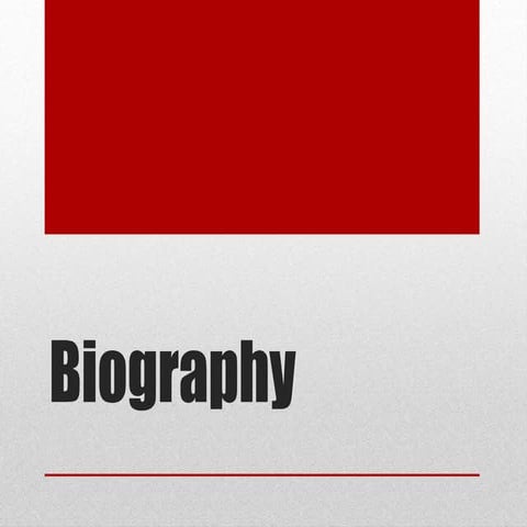 Points to ponder biography