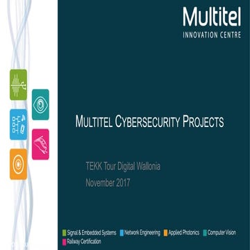 Multitel Cybersecurity Projects