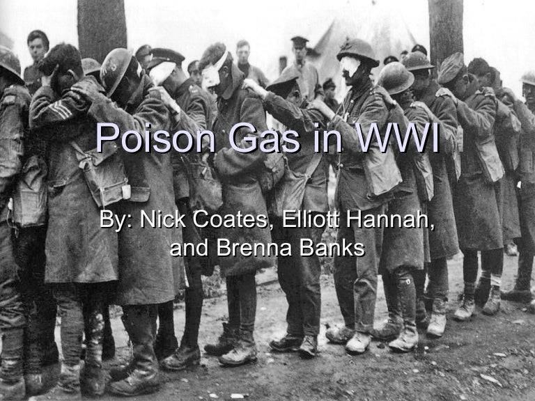 Poison gas in wwi