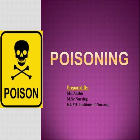 Poisoning