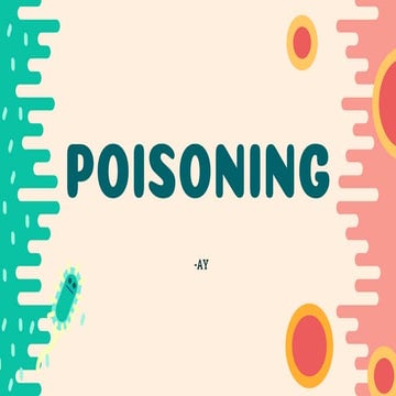Poisoning